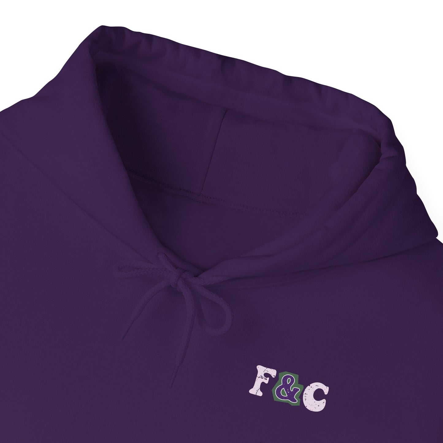 Personalized Hoodie with Couple's Initials & Watercolor Foxes Design