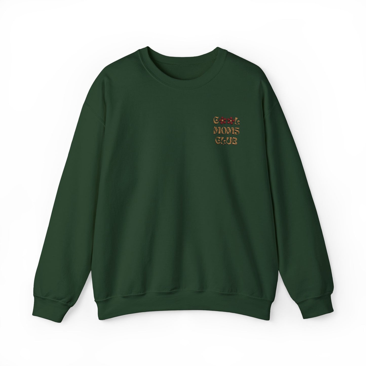 Cool Moms Club Sweatshirt, Embroidered Crewneck Gift for Fashionable & Fun Moms