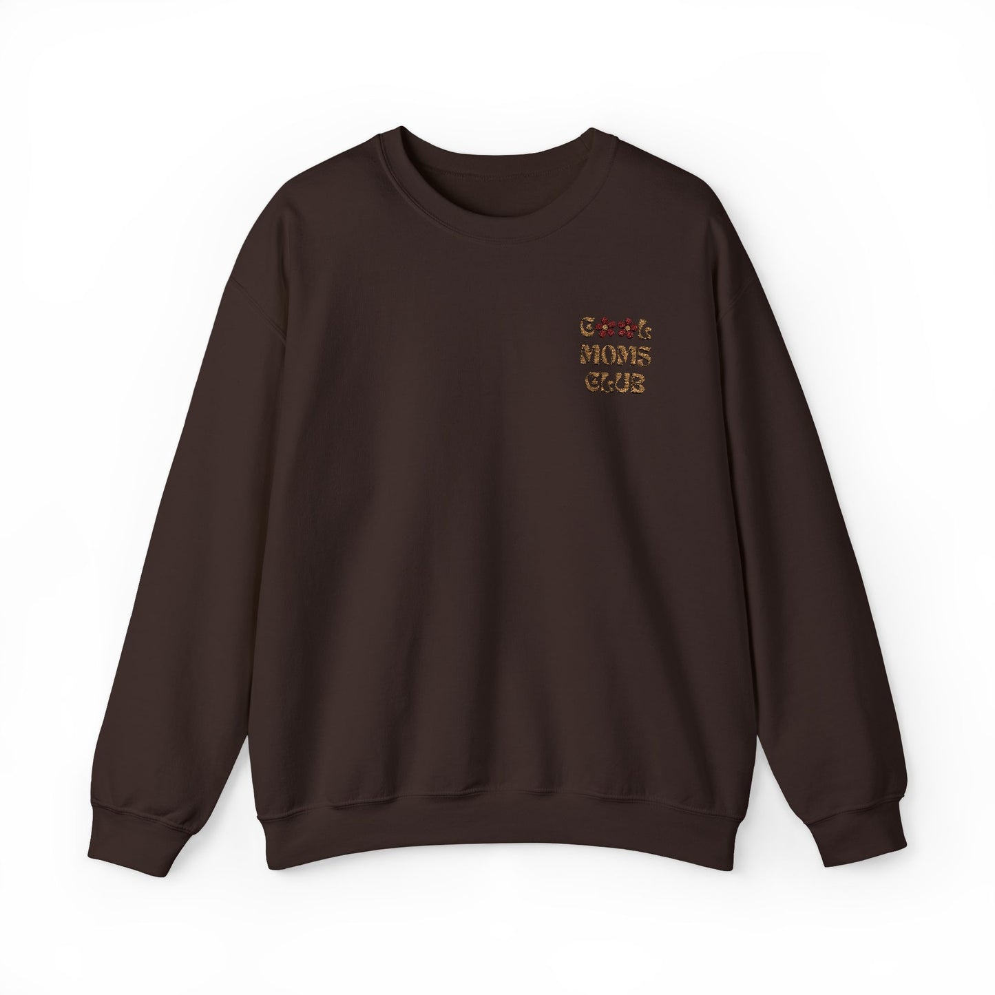 Cool Moms Club Sweatshirt, Embroidered Crewneck Gift for Fashionable & Fun Moms