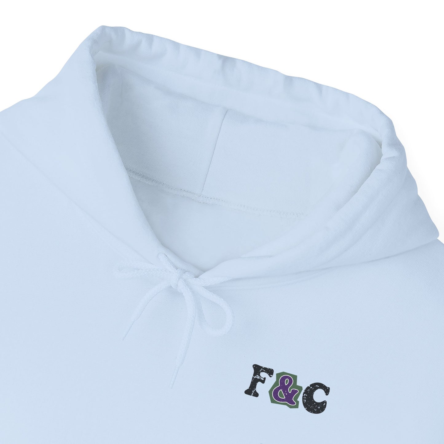 Personalized Hoodie with Couple's Initials & Watercolor Foxes Design