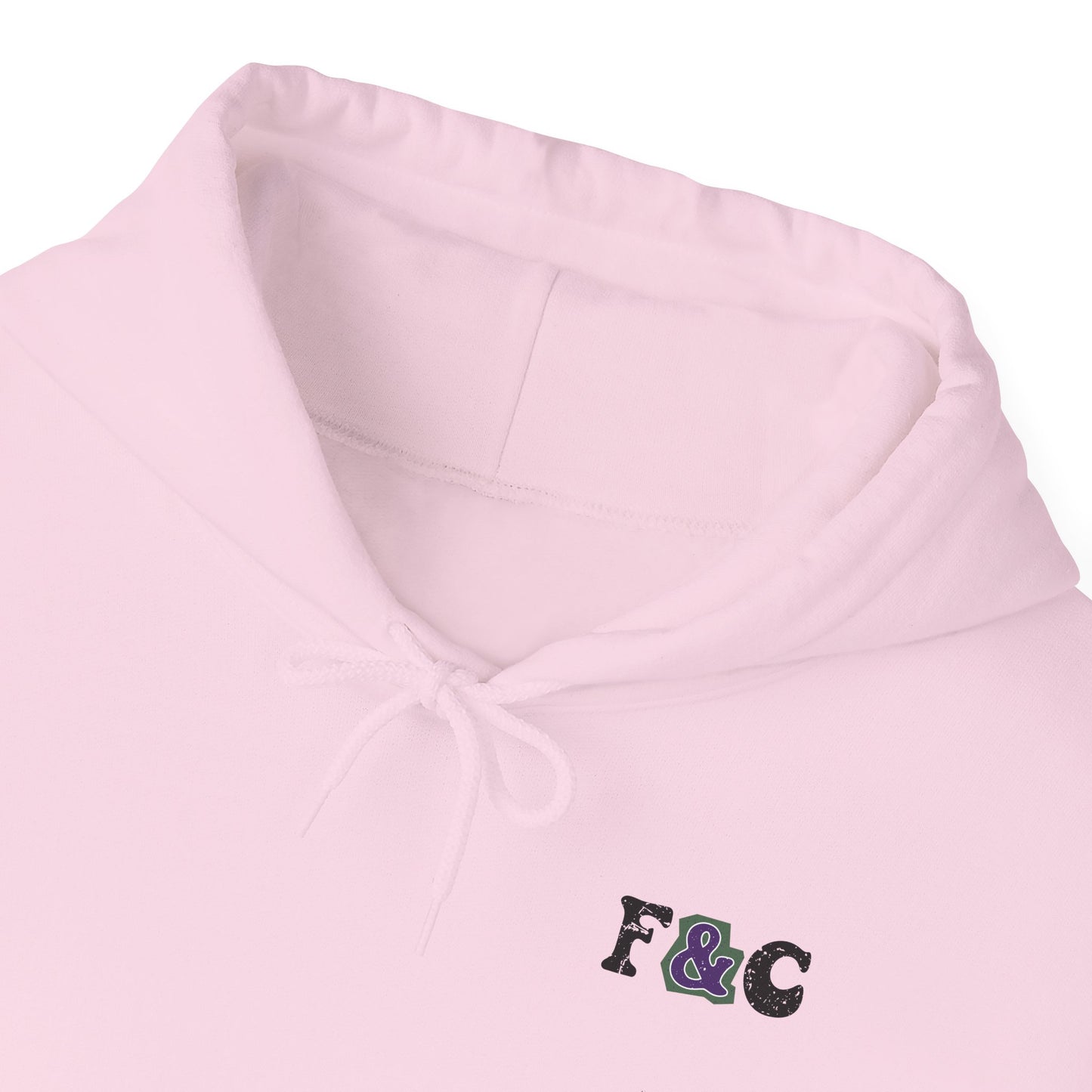 Personalized Hoodie with Couple's Initials & Watercolor Foxes Design