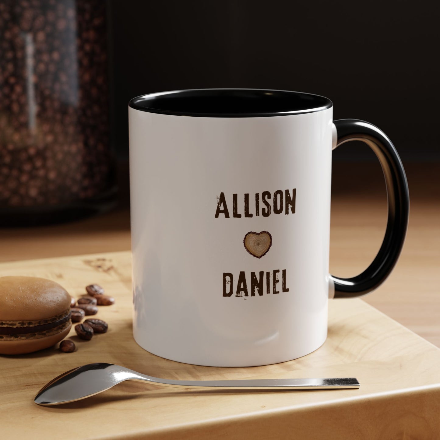 Personalized Couple Mugs - You're the Only Root for My Tree, Custom Couple Names, Coffee Mug