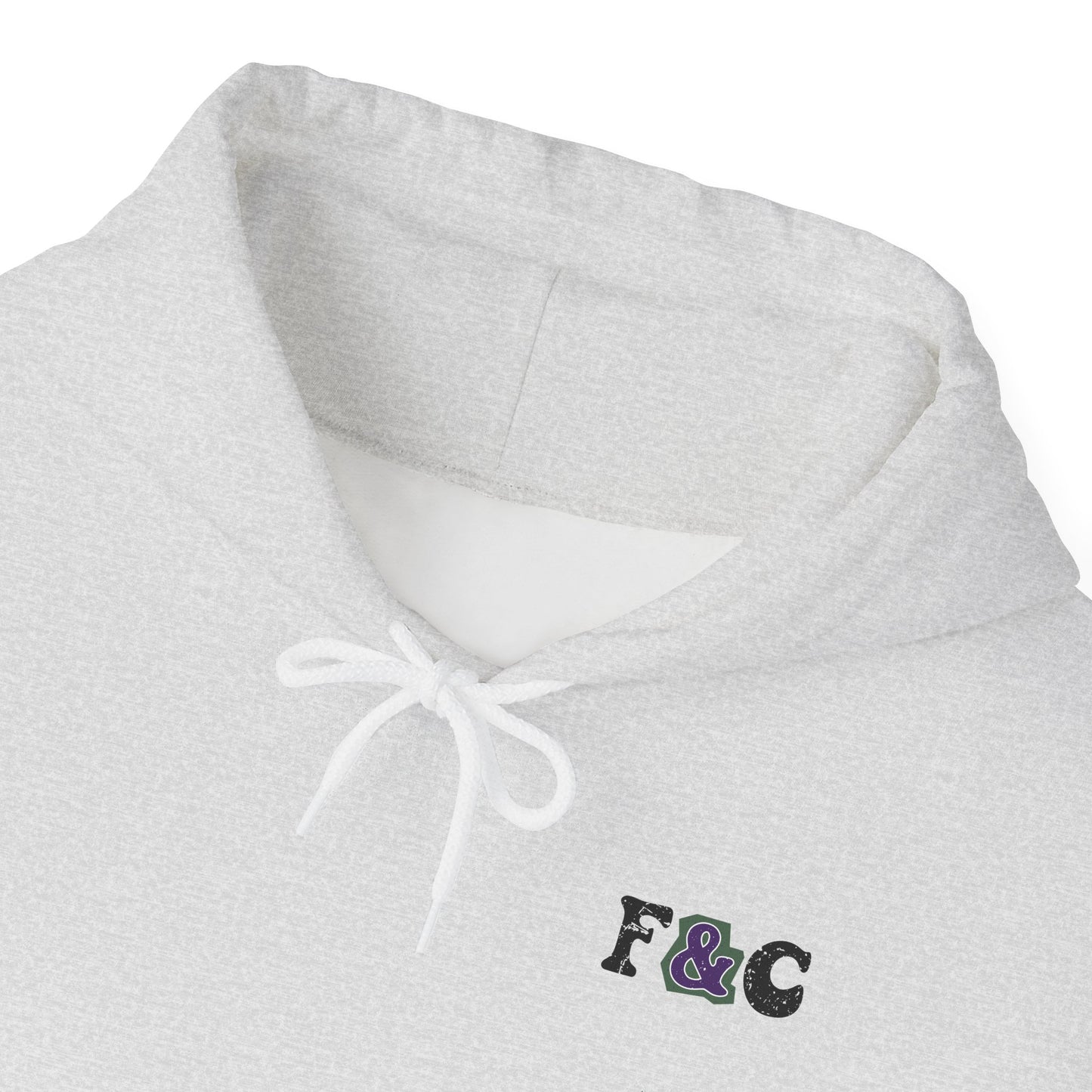 Personalized Hoodie with Couple's Initials & Watercolor Foxes Design