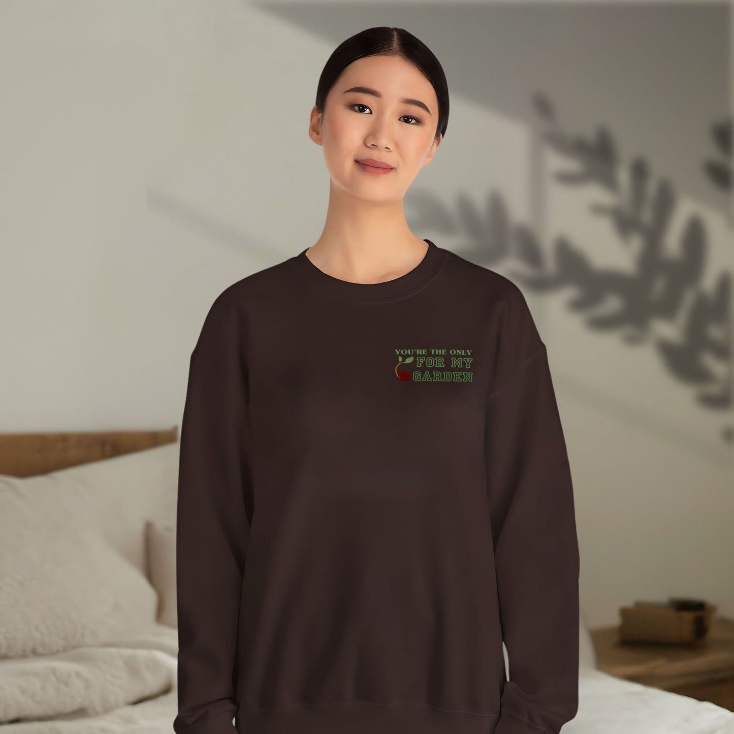 You’re the Only (Seed) For My Garden - Embroidered Sweatshirt | Perfect Couple Gift, Plant Lovers - Verdant Blossoms