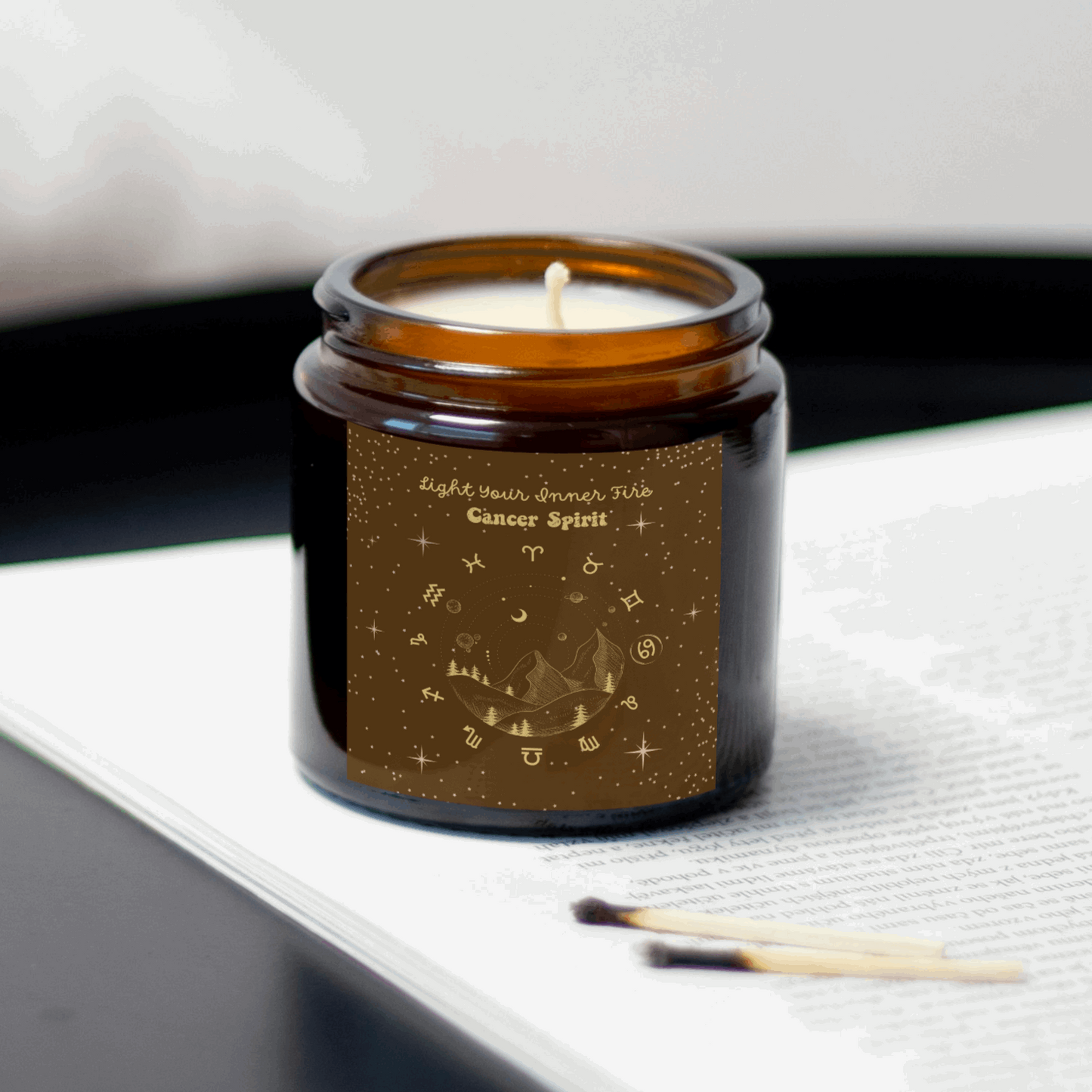 Personalized Zodiac Scented Candles - Ligth Your Inner Fire - Verdant Blossoms