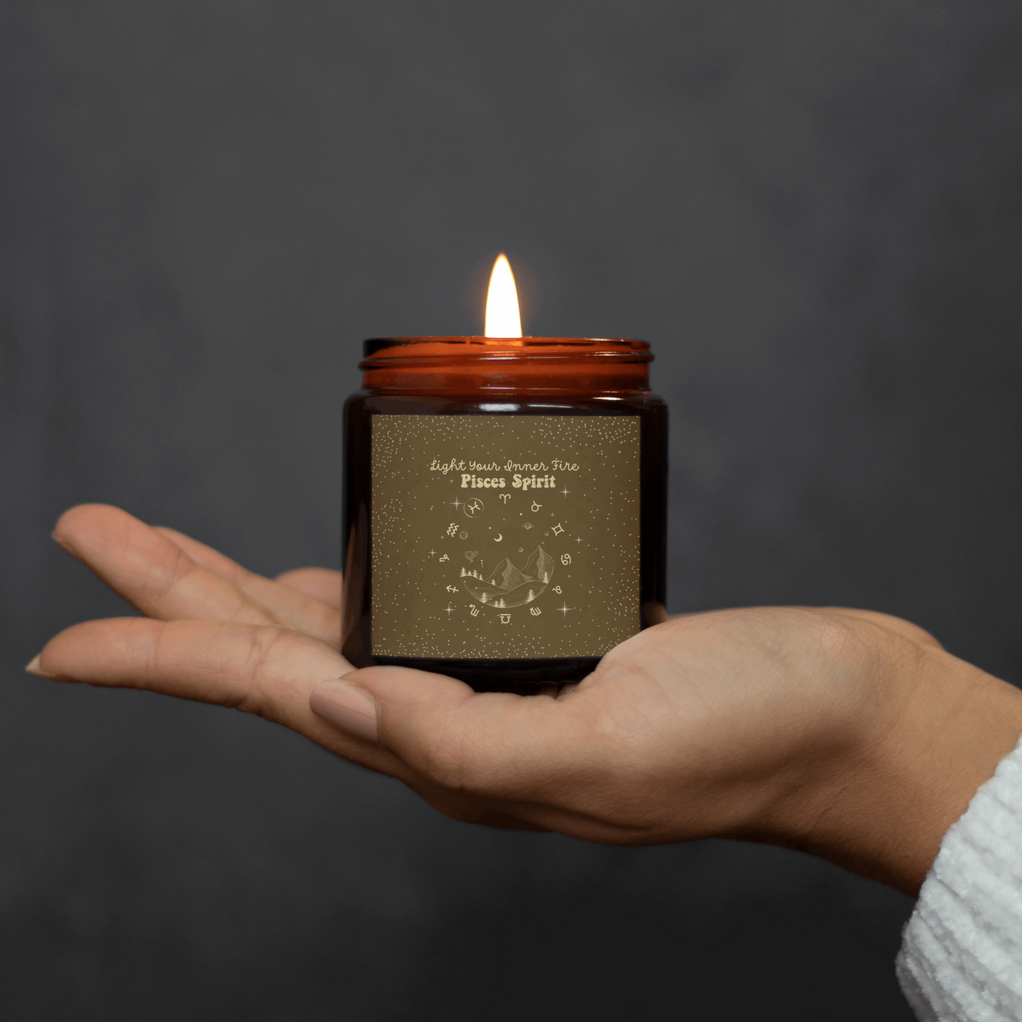 Personalized Zodiac Scented Candles - Ligth Your Inner Fire - Verdant Blossoms