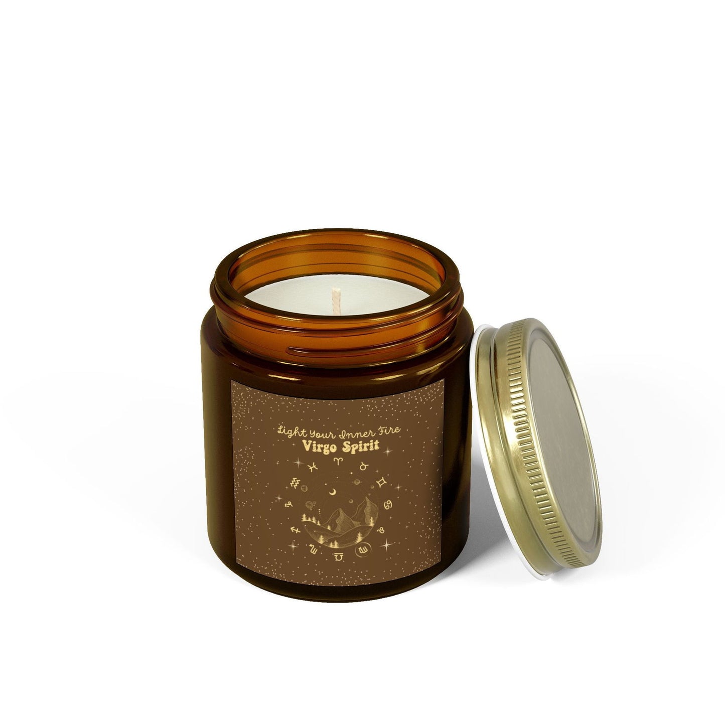 Personalized Zodiac Scented Candles - Ligth Your Inner Fire - Verdant Blossoms