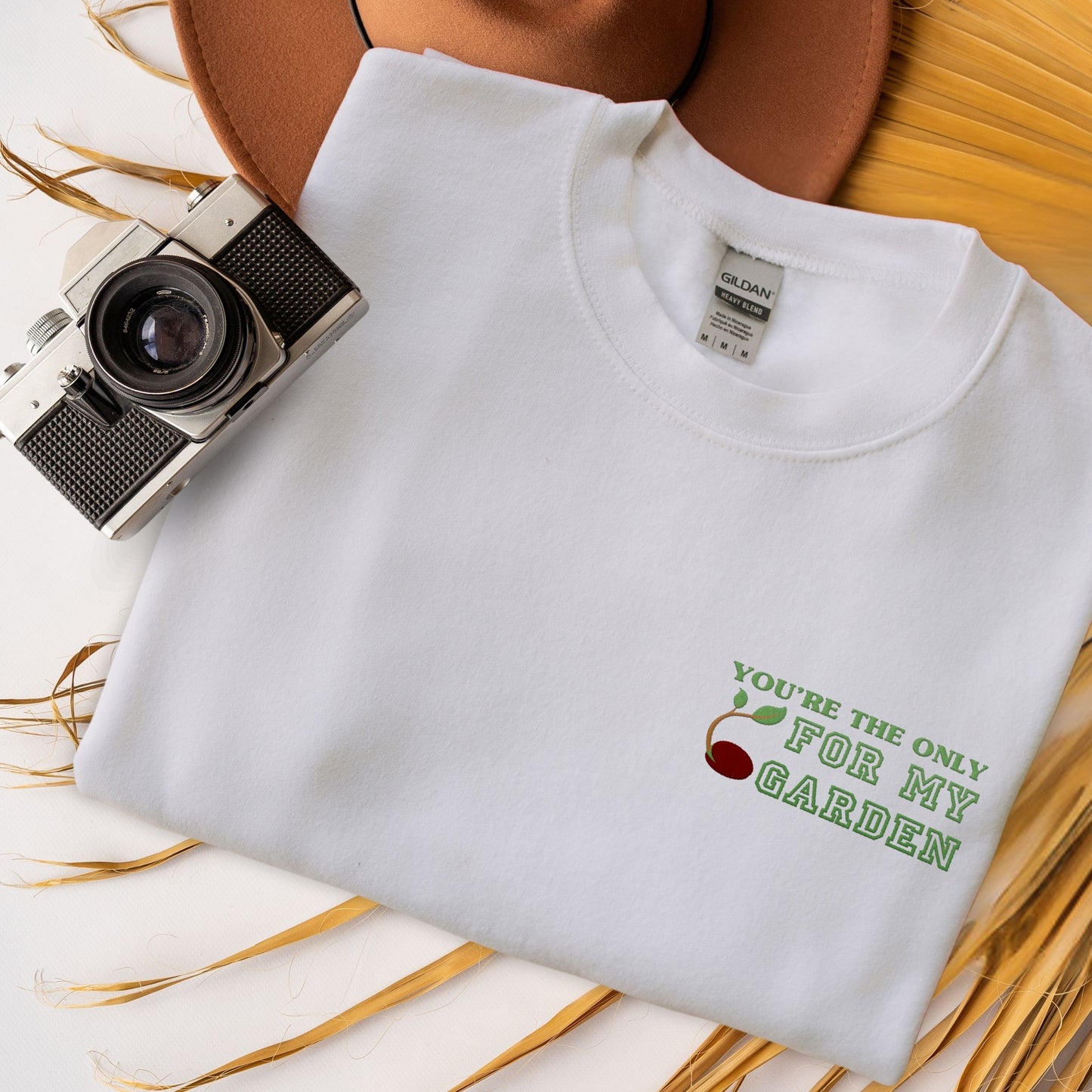 You’re the Only (Seed) For My Garden - Embroidered Sweatshirt | Perfect Couple Gift, Plant Lovers - Verdant Blossoms