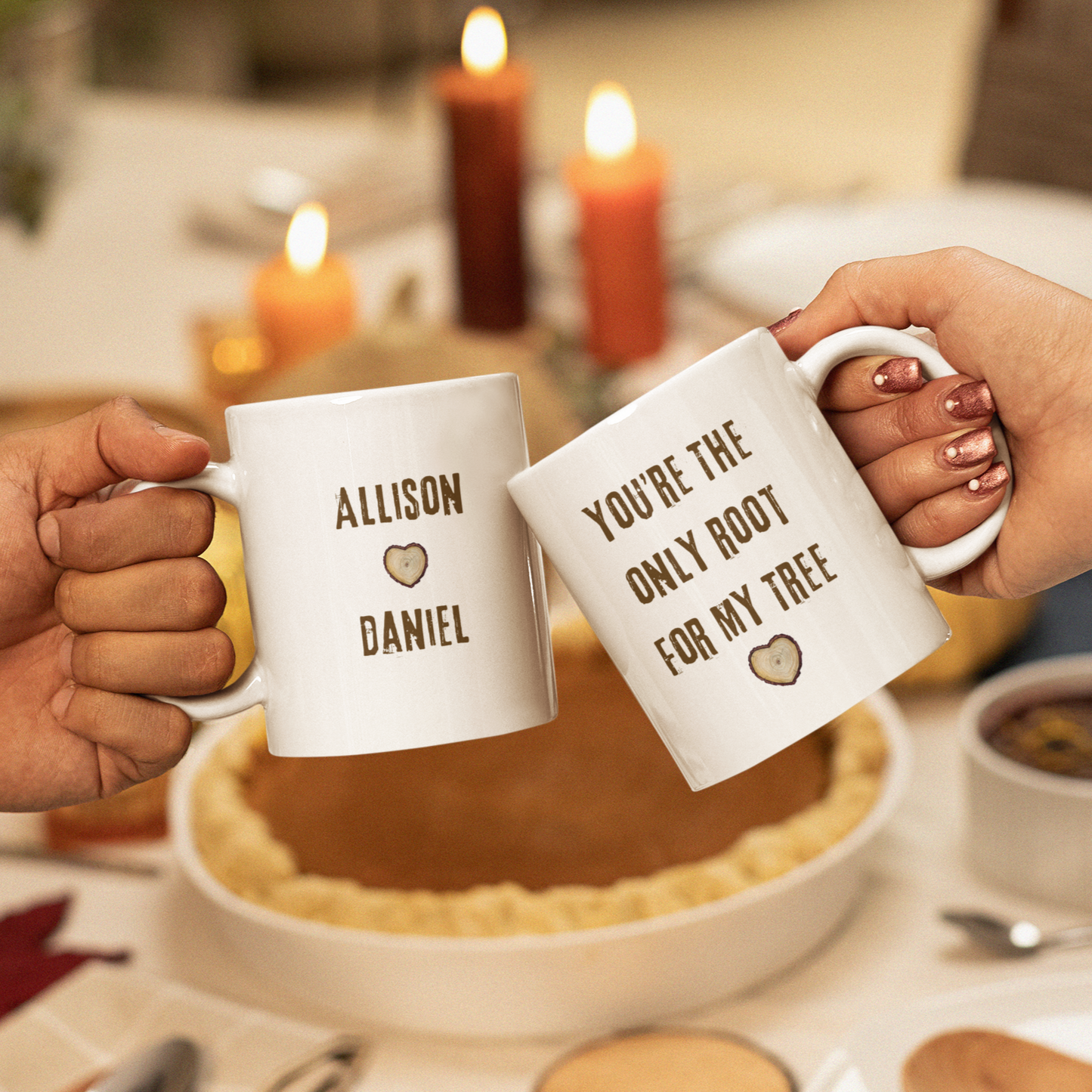 custom mug, perfect gift for couples, anniversary, birthday, wedding. custom names couple