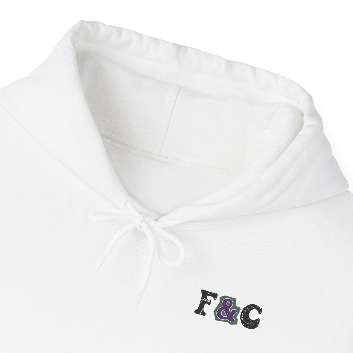 Personalized Hoodie with Couple's Initials &  Watercolor Foxes Design