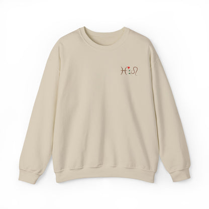 Zodiac Love Sweatshirt | Custom Embroidered Valentine’s Day Gift for Couples - Verdant Blossoms