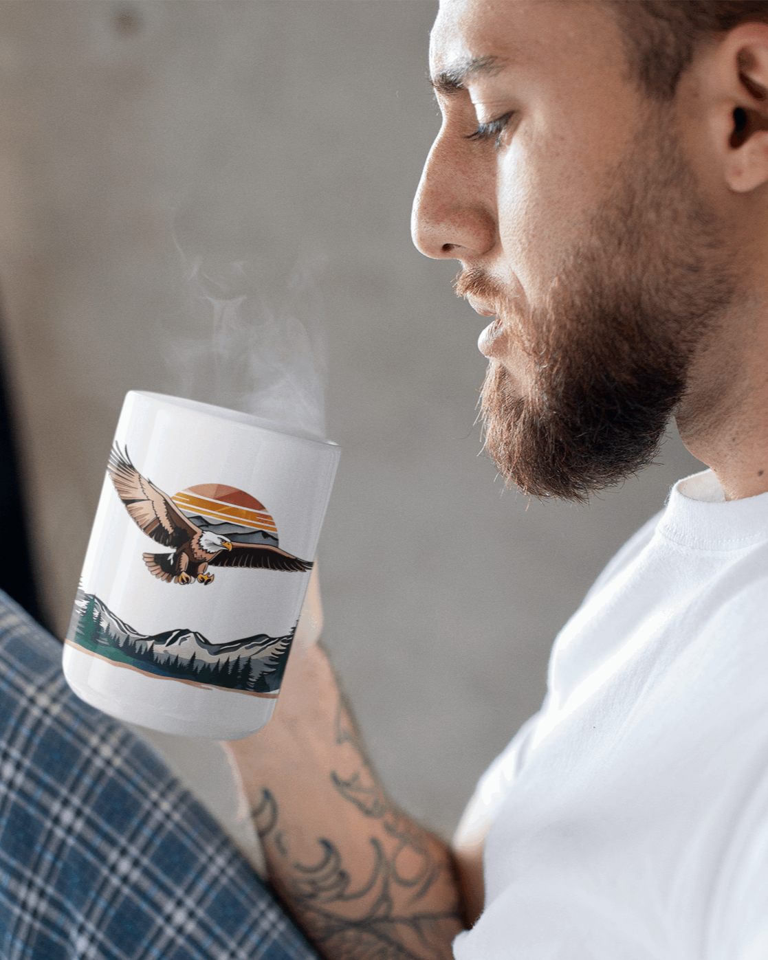 Chase the Horizon Mug - Personalized Adventure Quote with Name, for explorers and nature lovers - Verdant Blossoms