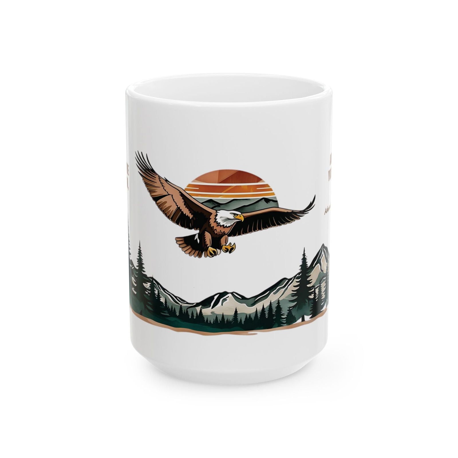 Chase the Horizon Mug - Personalized Adventure Quote with Name, for explorers and nature lovers - Verdant Blossoms
