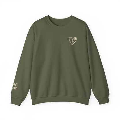Custom Gift for Cat Mom Sweatshirt – Add Your Cats' Names on the Sleeve - Verdant Blossoms
