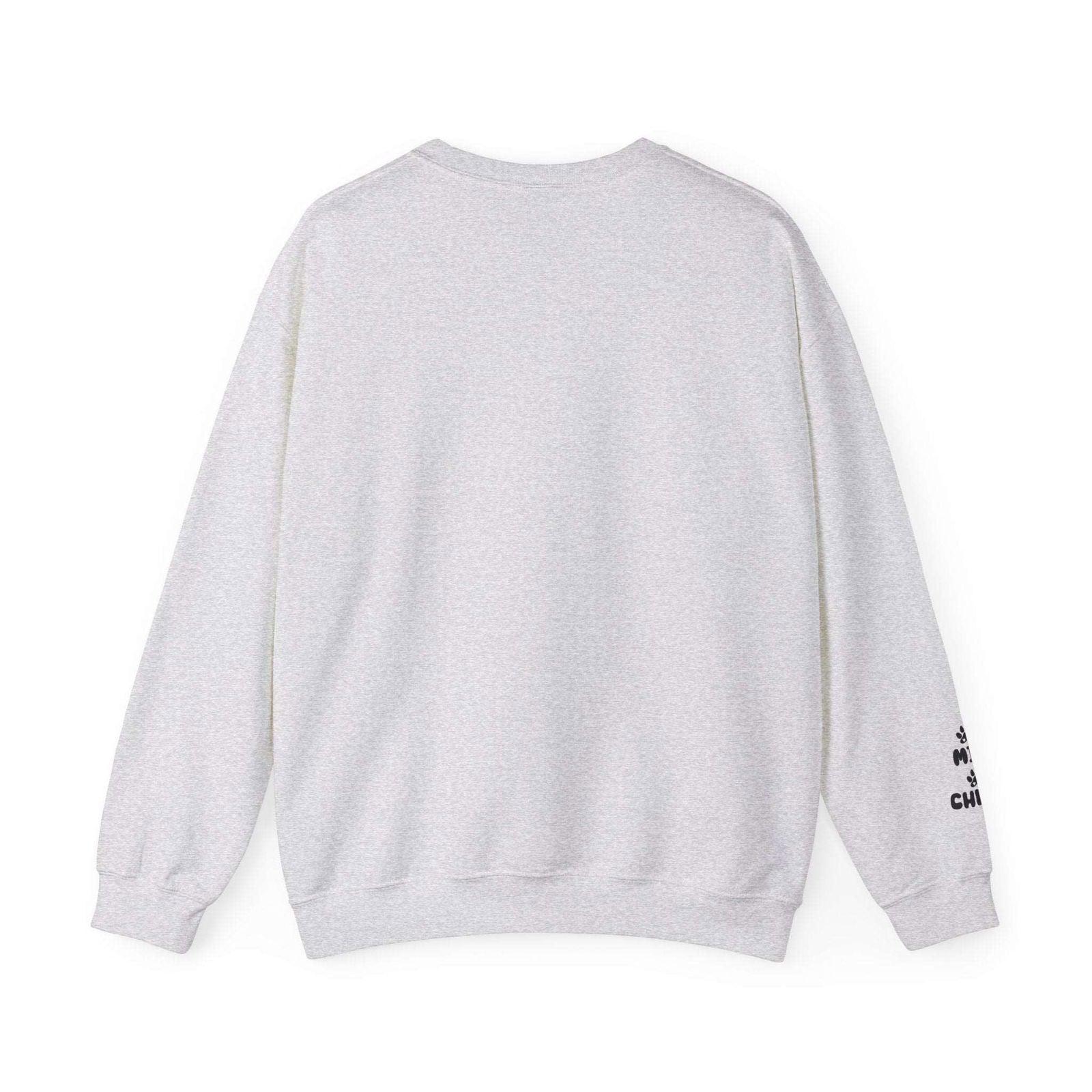 Custom Gift for Dog Mom Sweatshirt – Add Your Dog's Name on the Right Sleeve - Verdant Blossoms