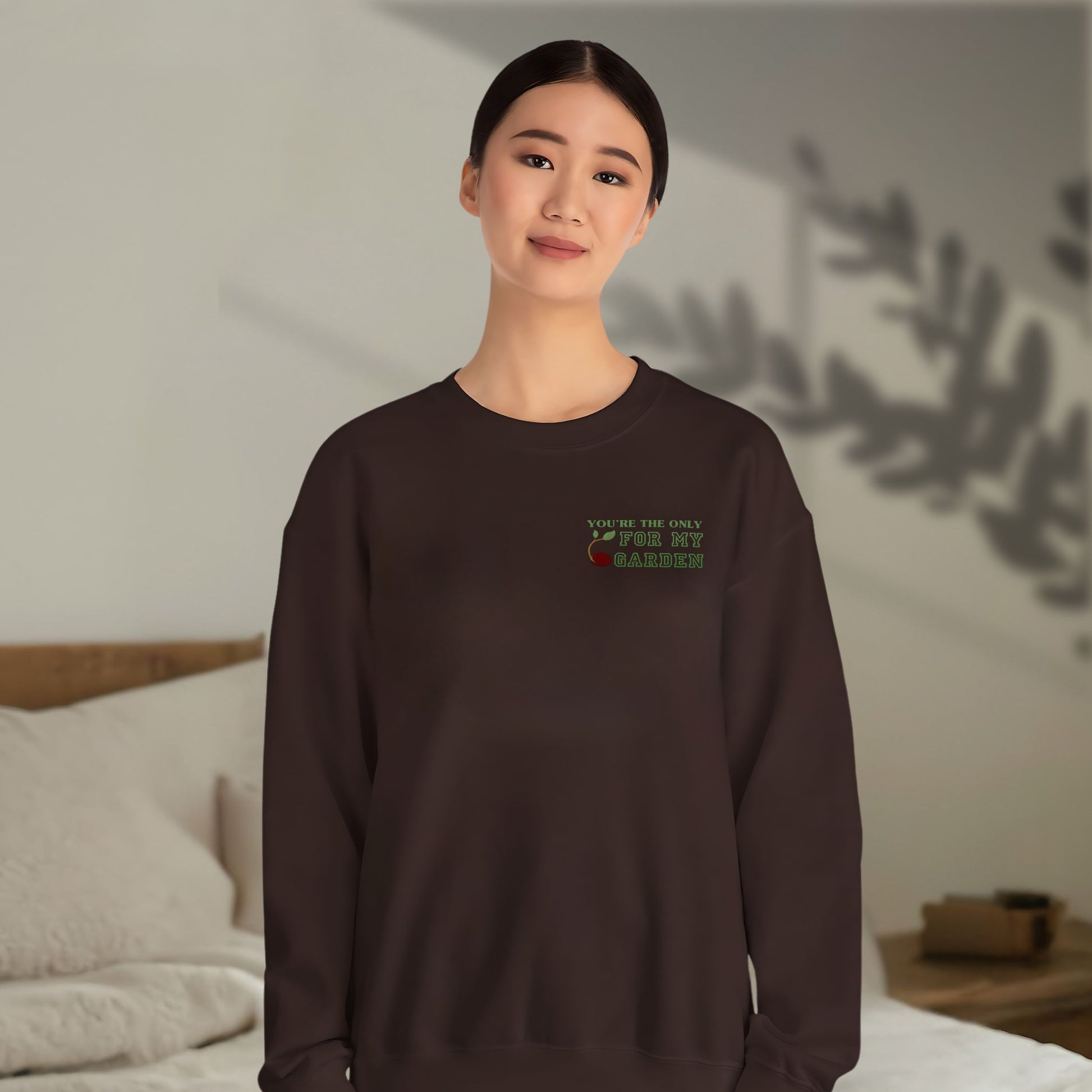 You’re the Only (Seed) For My Garden - Embroidered Sweatshirt | Perfect Couple Gift, Plant Lovers - Verdant Blossoms