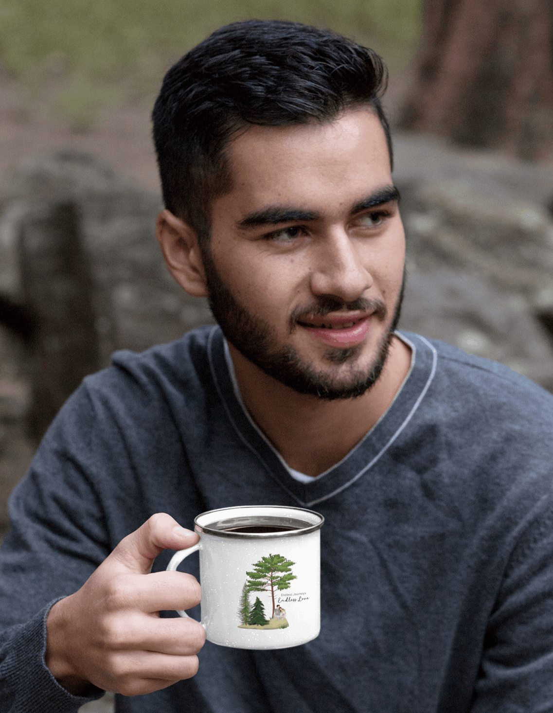 Personalized Couple Enamel Mugs: A Lasting Endless Love Gift - Verdant Blossoms