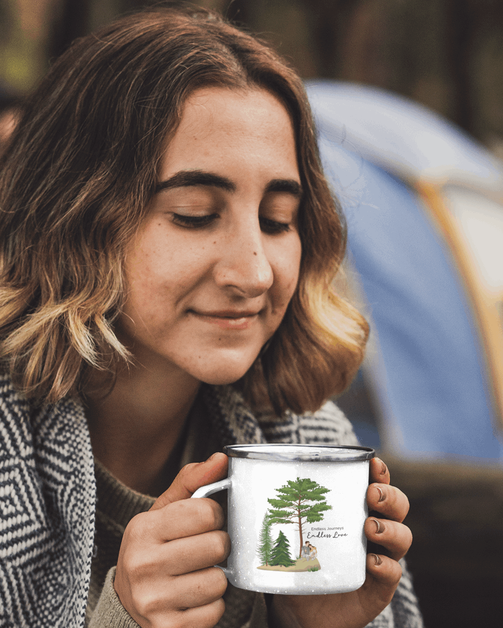 Personalized Couple Enamel Mugs: A Lasting Endless Love Gift - Verdant Blossoms