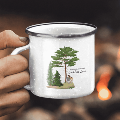 Personalized Couple Enamel Mugs: A Lasting Endless Love Gift - Verdant Blossoms