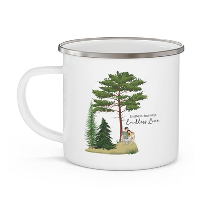 Personalized Couple Enamel Mugs: A Lasting Endless Love Gift - Verdant Blossoms