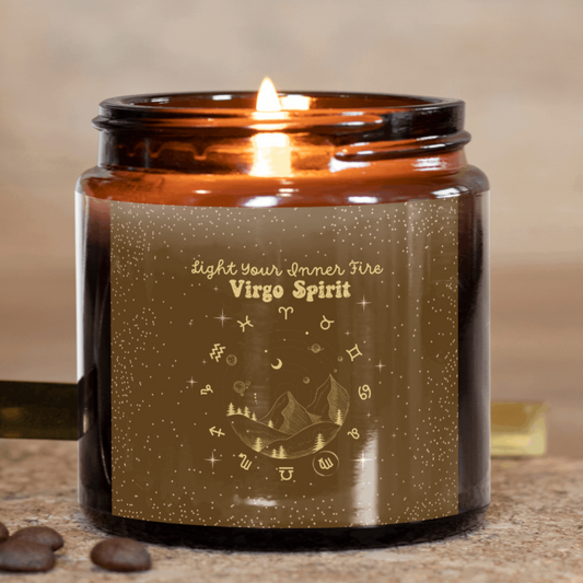Personalized Zodiac Scented Candles - Ligth Your Inner Fire - Verdant Blossoms