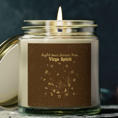 Personalized Zodiac Scented Candles - Ligth Your Inner Fire - Verdant Blossoms
